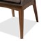 Baxton Studio Walnut Wood Finishing and Gravel Upholstered Dining Side Chair, PK2 133-7146 - alternate 5